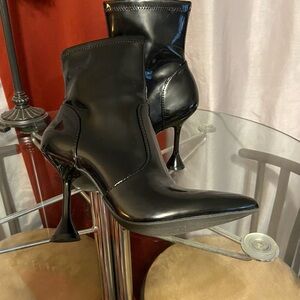 INC Ibrina Black Ankle Boots Sz 7.5